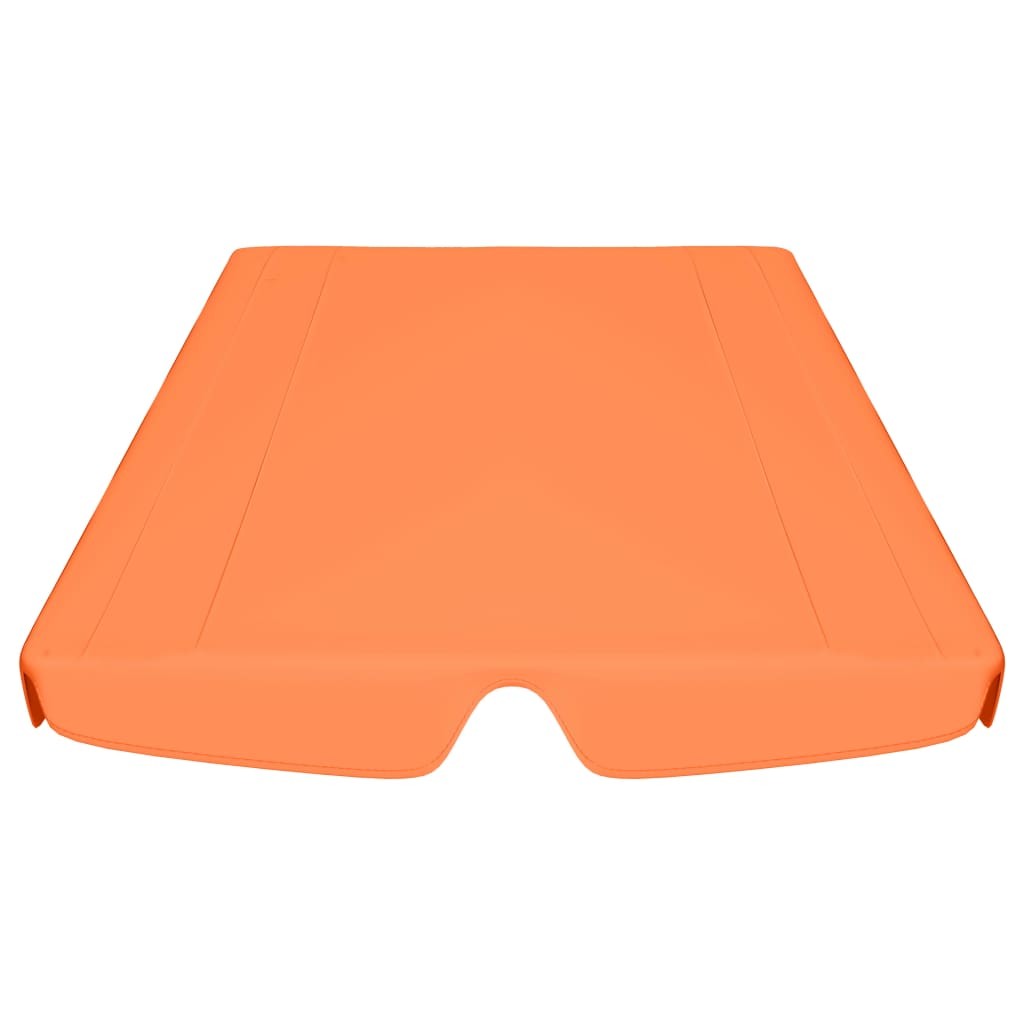 Replacement Canopy for Garden Swing Orange 226x186 cm 270 g/m²